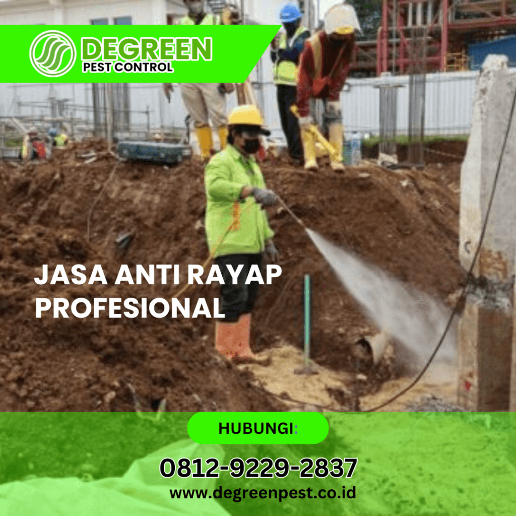 Jasa Anti Rayap di Pamulang Tangerang Selatan Garansi 5 Tahun
