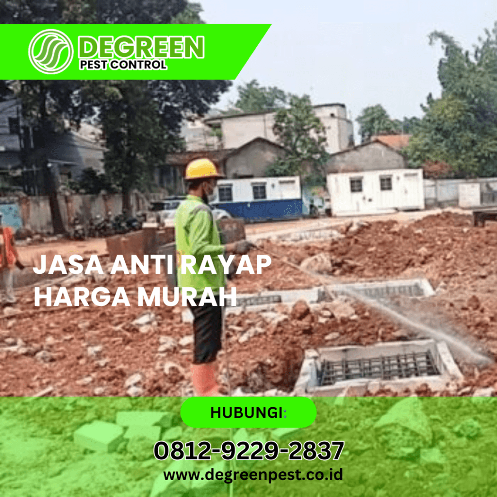 Jasa Anti Rayap di Pinang Tangerang Ada Garansi