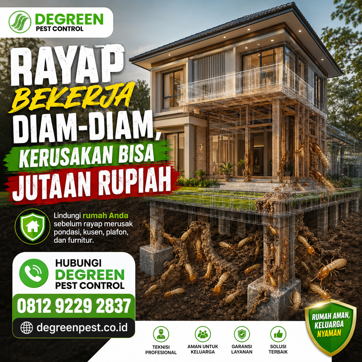 Jasa Anti Rayap Terbaik Tangerang: Panduan Lengkap Melindungi Aset Anda