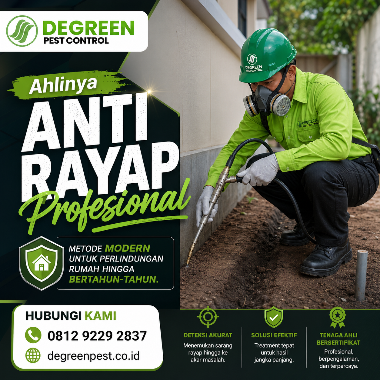 Jasa Anti Rayap di Palmerah Jakarta Barat Bergaransi